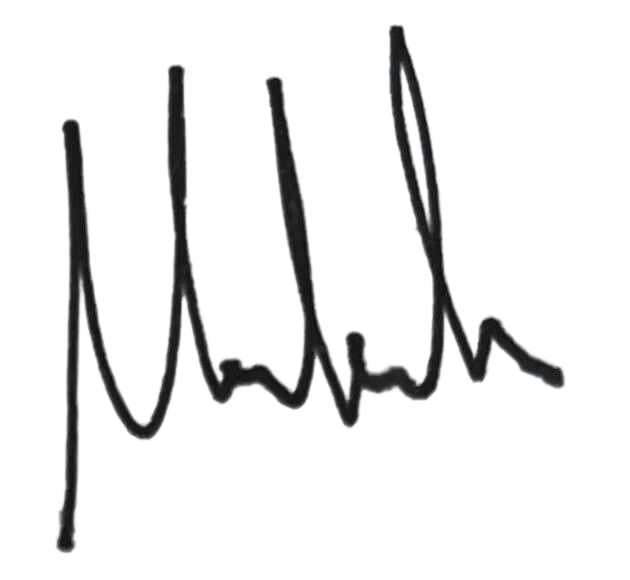 Mahesh's signature